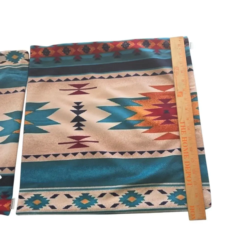 2 Southwestern Aztec Throw Pillow Covers Shams 17